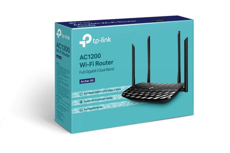 TP-Link AC1200 Wi-Fi 5 Wireless Router - Dual-band 2.4GHz and 5GHz Gigabit Ethernet Black Archer A6 ARCHER A6