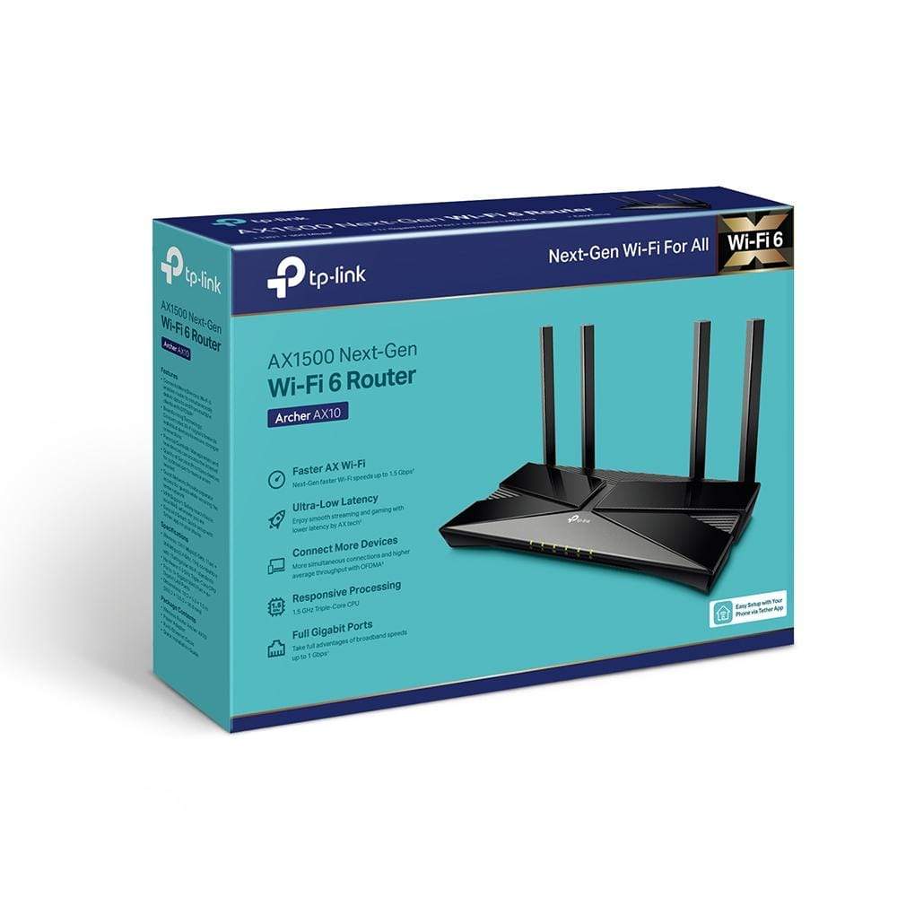 TP-Link Archer AX1500 Wi-Fi 6 Wireless Router - AX10 ARCHER AX10