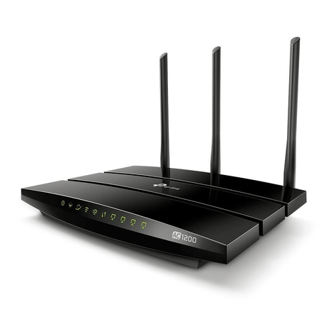 TP-Link AC1200 Wi-Fi 5 Wireless Router - VDSL/ADSL Modem Archer VR400 V2 ARCHER VR400 V2