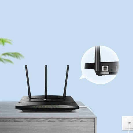 TP-Link AC1200 Wi-Fi 5 Wireless Router - VDSL/ADSL Modem Archer VR400 V2 ARCHER VR400 V2