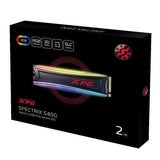 XPG SPECTRIX S40G M.2 2TB PCIe 3.0 3D TLC NAND NVMe Internal SSD AS40G-2TT-C