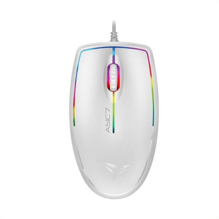 Alcatroz Asic 7 RGB FX Wired USB Mouse White ASIC7RGBFXWHT