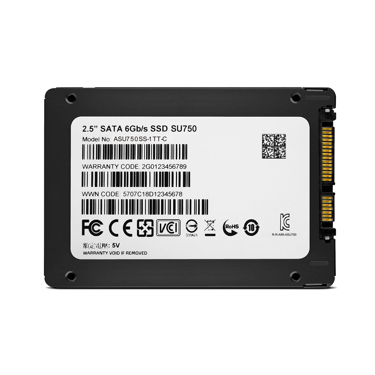 ADATA Ultimate SU750SS 2.5-inch 256GB Serial ATA III 3D TLC Internal SSD ASU750SS-256GT-C