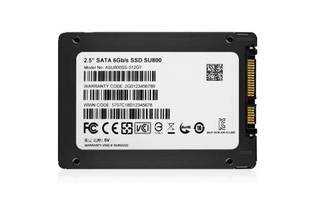 ADATA Ultimate SU800 2.5-inch 512GB Serial ATA III TLC Internal SSD ASU800SS-512GT-C