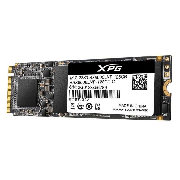 Adata XPG SX6000 PCIE 128GB NVMe M.2 Internal SSD ASX6000LNP-128GT-C