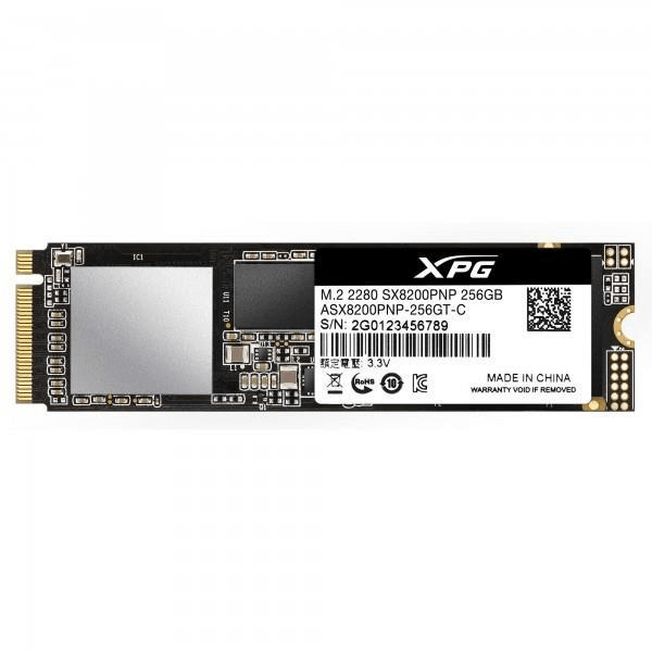 XPG SX8200 Pro M.2 256GB PCIe 3.0 3D TLC NVMe Internal SSD ASX8200PNP-256GT-C