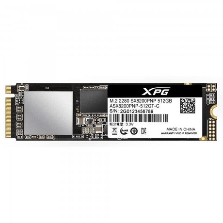 XPG SX8200 Pro M.2 512GB PCIe 3.0 3D TLC NVMe Internal SSD ASX8200PNP-512GT-C