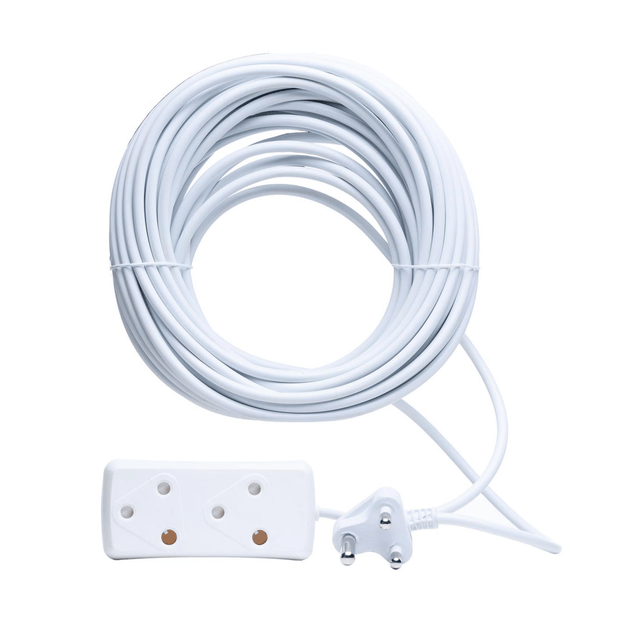 Ausma 3M 10A Extension Cord with Double Coupler AUS A-02-3M