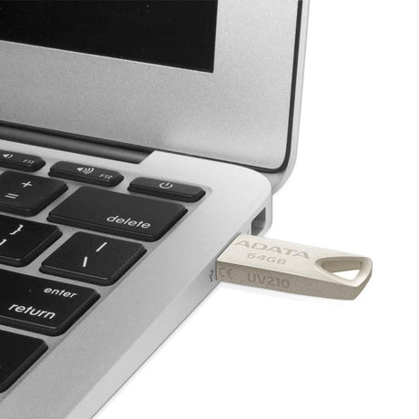 ADATA AUV210-64G-RGD 64GB USB 2.0 Type-A Beige Flash Drive