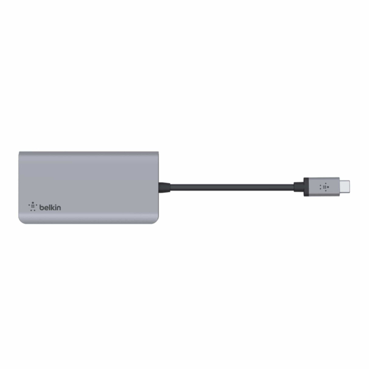 Belkin USB-C 4-in-1 Multiport Adapter Silver AVC006BTSGY