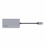 Belkin USB-C 4-in-1 Multiport Adapter Silver AVC006BTSGY