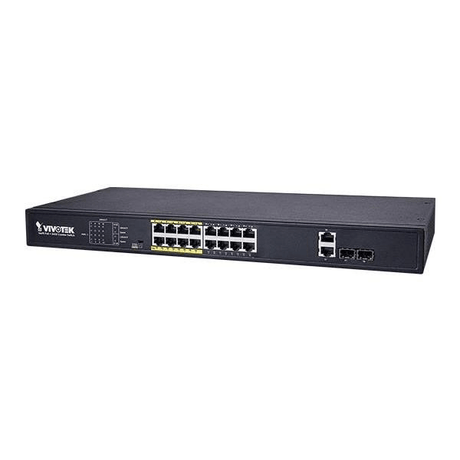 VIVOTEK AW-FGT-180D-250 Unmanaged Fast Ethernet PoE Network Switch