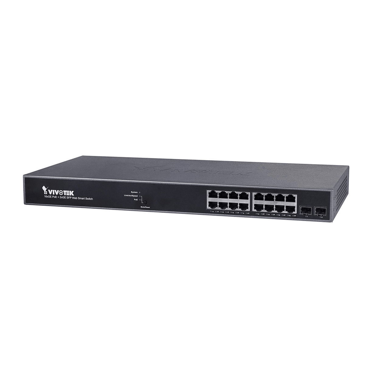 VIVOTEK AW-GEV-184B-250 1U Managed Gigabit Ethernet PoE Network Switch