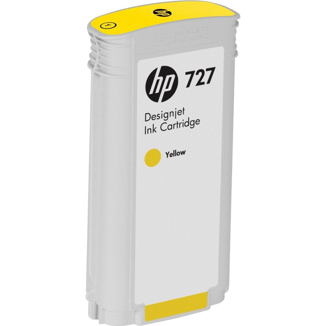 HP 727 130-ml DesignJet Yellow Printer Ink Cartridge Original B3P21A Single-pack