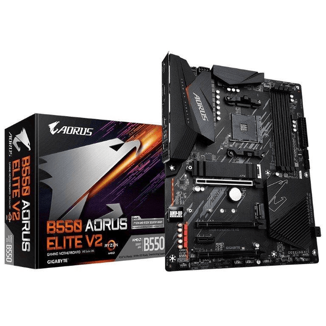 Gigabyte B550 Aorus Elite v2 AMD Socket AM4 ATX Motherboard GA-B550-AORUS-ELITEV2