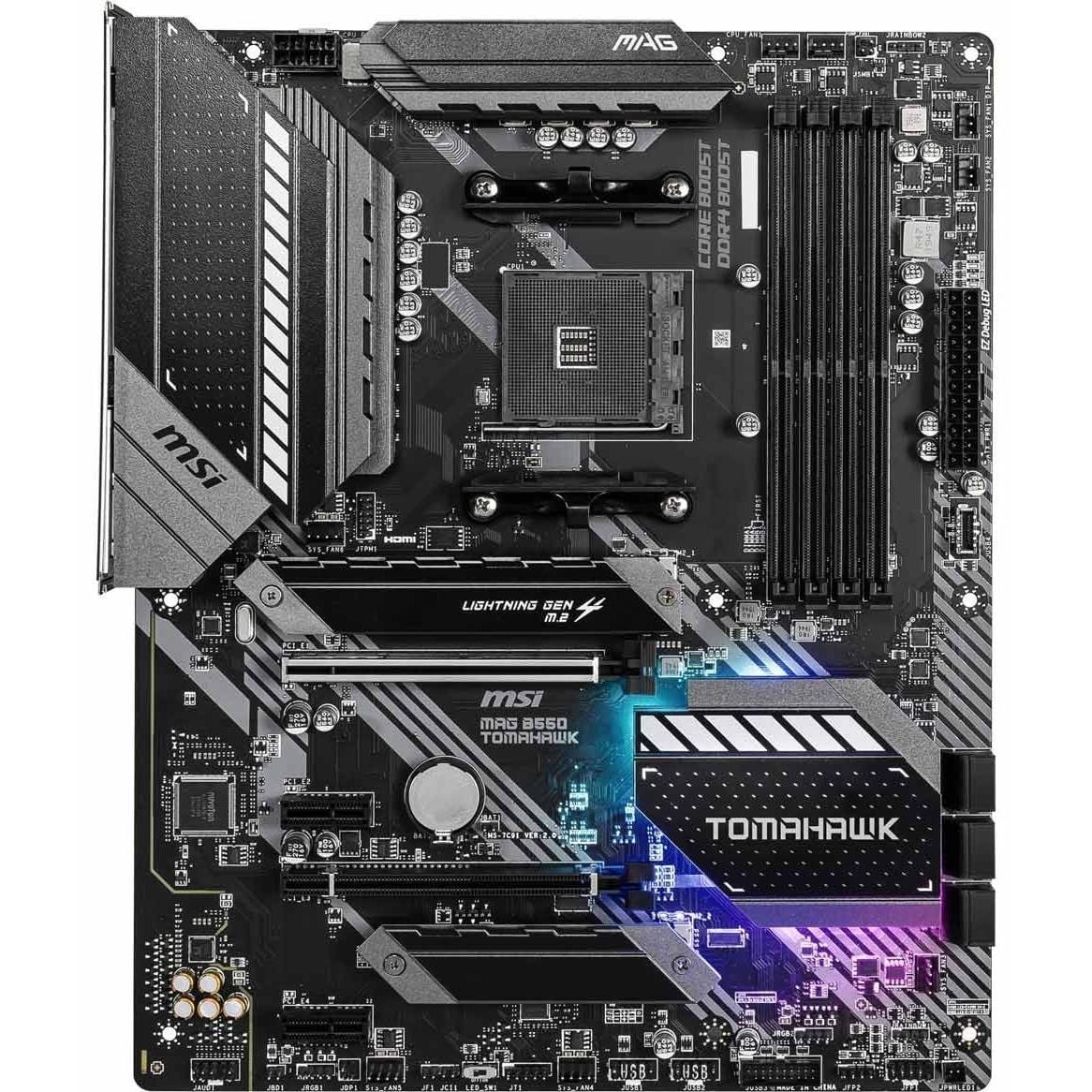 MSI MAG B550 Tomahawk AMD AM4 ATX Motherboard B550 TOMAHAWK