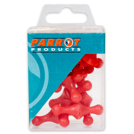 Parrot Magnet Map Pins 16mm Red 25-pack BA0915R