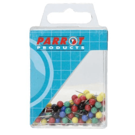 Parrot Map Pins 100 Assorted Pack BA3005