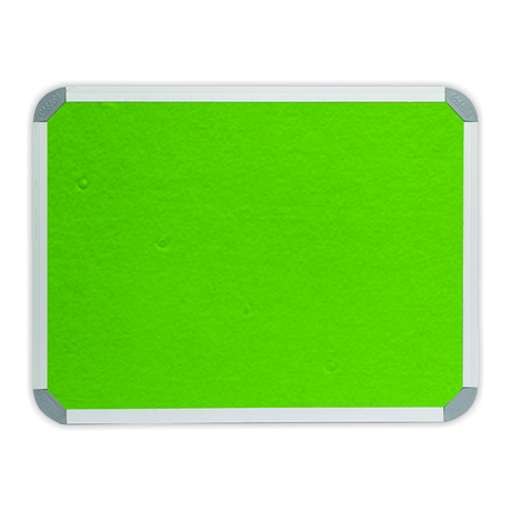 Parrot Info Board Aluminium Frame 1200x900mm Lime Green BD0741C