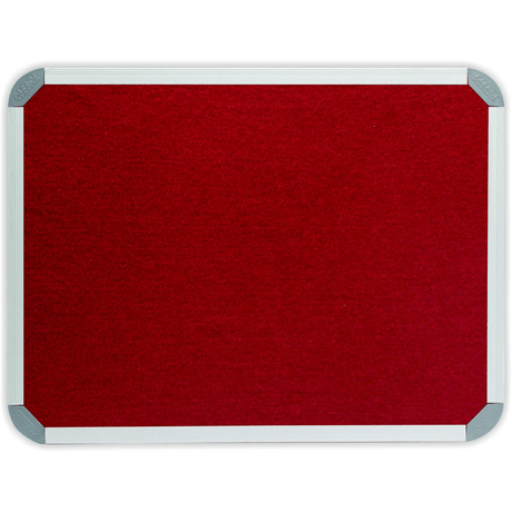 Parrot Info Board Aluminium Frame 1200x900mm Burgandy BD0741U