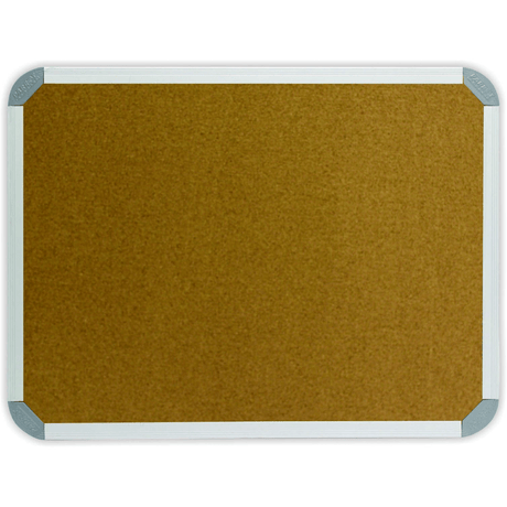 Parrot Info Board Aluminium Frame 1000x1000mm Cork BD0744K