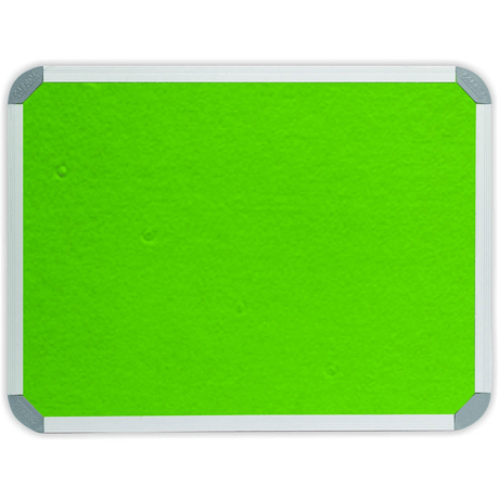 Parrot Info Board Aluminium Frame 1200x1000mm Lime Green BD0748C