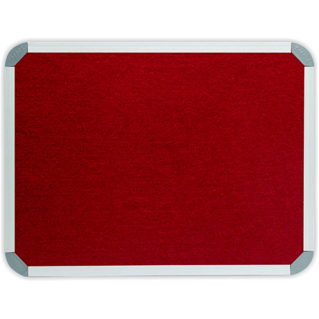 Parrot Info Board Aluminium Frame 2000x12000mm Burgandy BD0770U