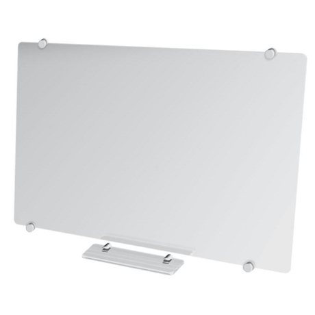 Parrot Magnetic Glass Whiteboard 900x900mm BD1728