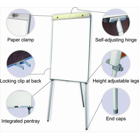 Parrot Non-Magnetic Standard Flipchart 1000x640mm BD9131