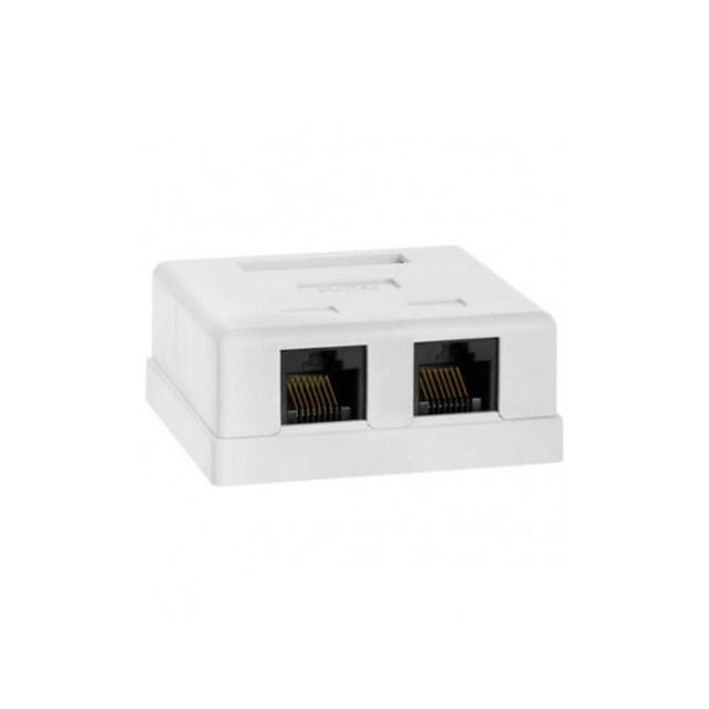 Acconet 2-port RJ45 CAT6 Wall Box