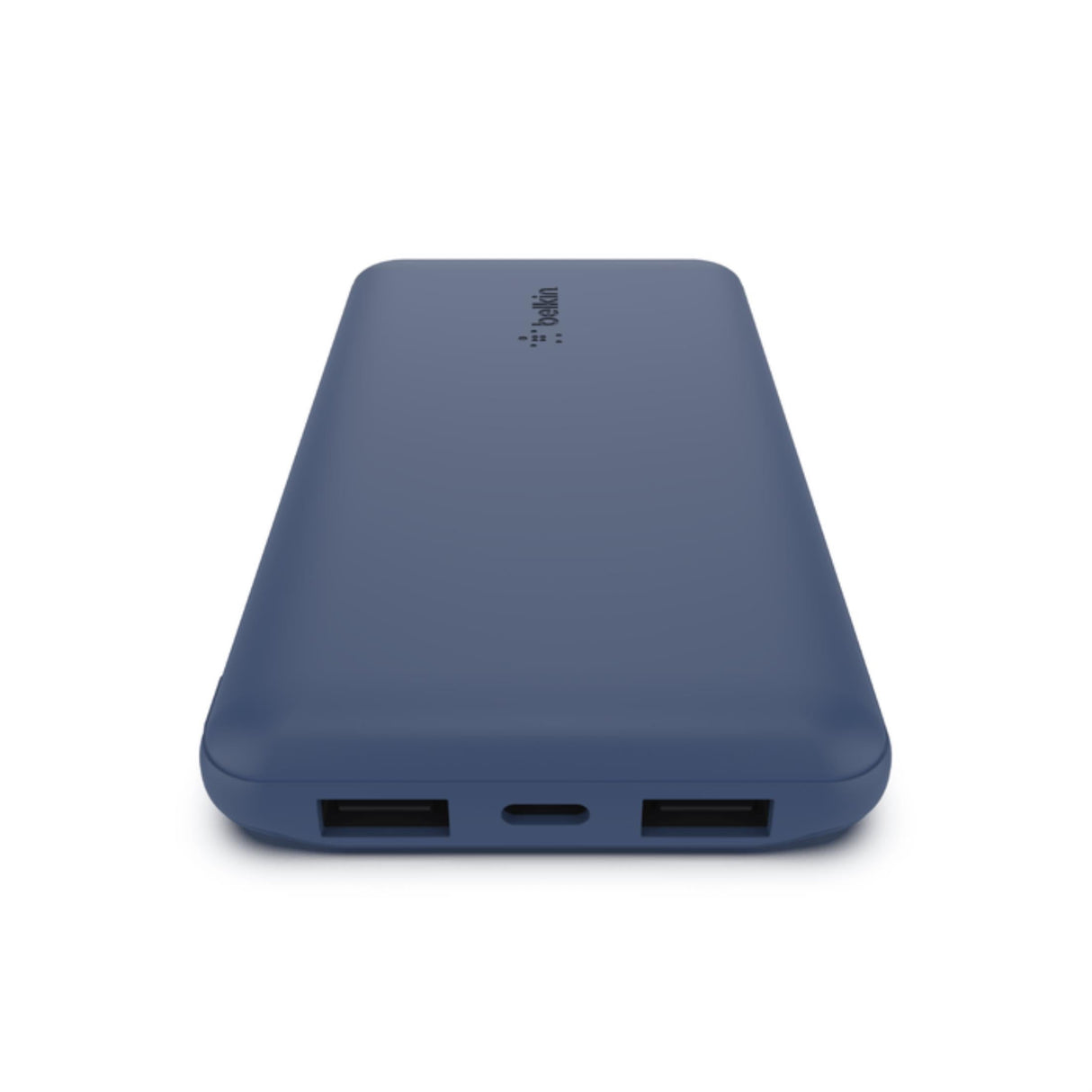 Belkin BoostCharge 10000mAh 3-Port Power Bank with USB-A to USB-C Cable Blue BPB011BTBL