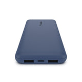 Belkin BoostCharge 10000mAh 3-Port Power Bank with USB-A to USB-C Cable Blue BPB011BTBL