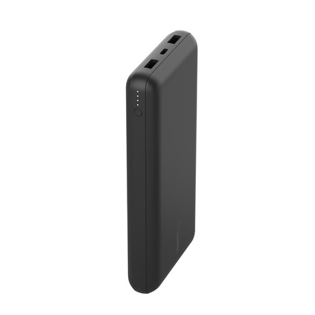 Belkin BoostCharge 20000mAh 3-Port Power Bank with USB-A to USB-C Cable Black BPB012BTBK