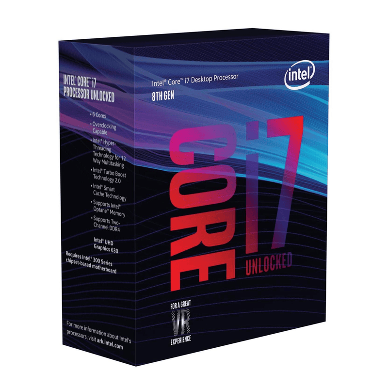 Intel I7 8700K CPU - 8th Gen Core i7-8700K 6-core LGA 1151 (Socket H4) 3.7GHz Processor BX80684I78700K