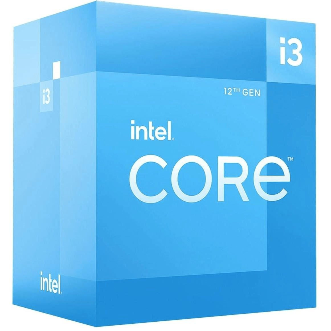 Intel Core i3-12100 CPU - 4-core FCLGA1700 3.3GHz Processor BX8071512100