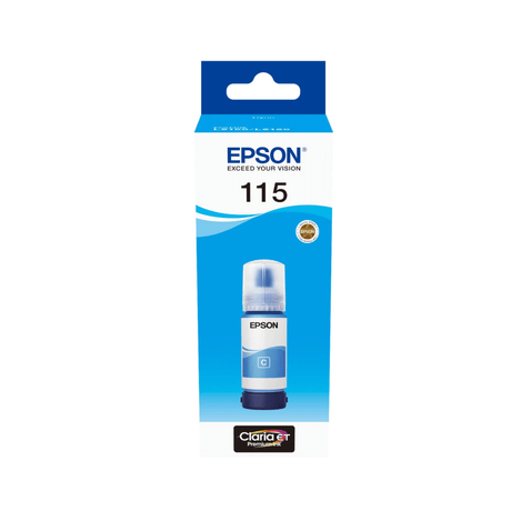 Epson 115 Ink Bottle Cyan EcoTank Original 70ml Single-pack C13T07D24A