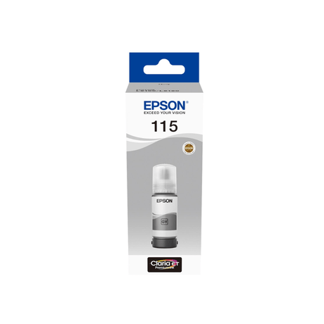 Epson 115 Ink Bottle Grey EcoTank Original 70ml Single-pack C13T07D54A