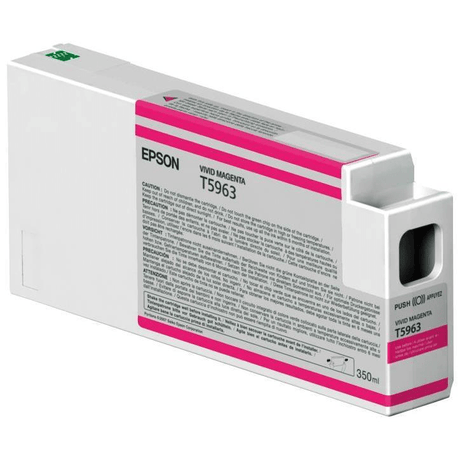 Epson T5963 Vivid Ultrachrome HDR Magenta Printer Ink Cartridge Original C13T596300 Single-pack