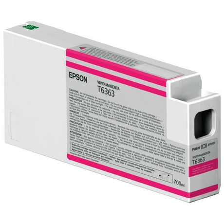 Epson T6363 Vivid Ultrachrome HDR Magenta Printer Ink Cartridge Original C13T636300 Single-pack