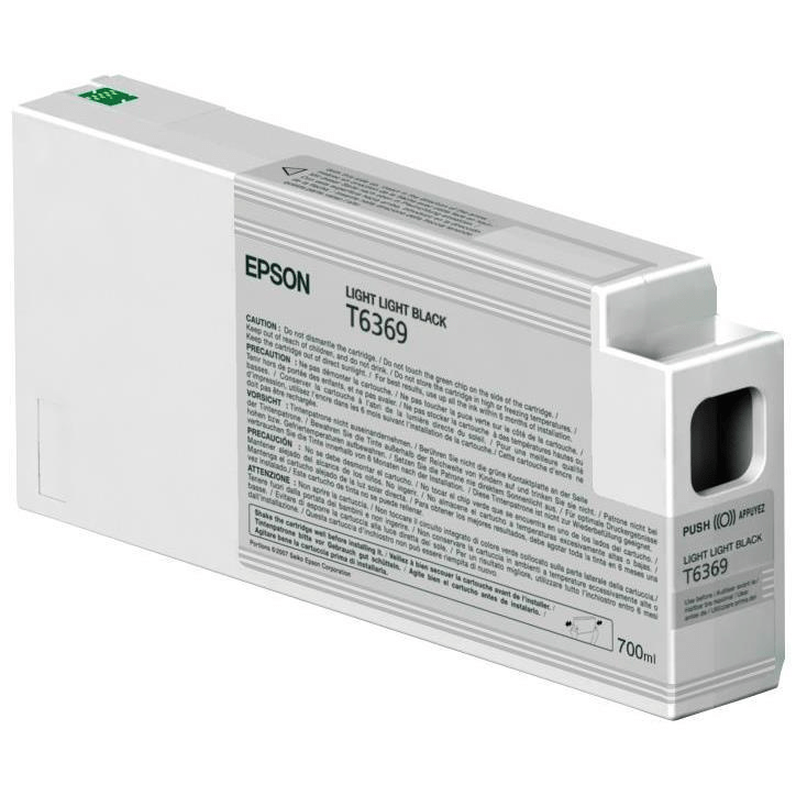 Epson T6369 Ultrachrome HDR Light Black Printer Ink Cartridge Original C13T636900 Single-pack