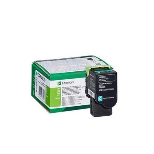 Lexmark C2350C0 Cyan Toner Cartridge 1,000 Pages Original Single-pack