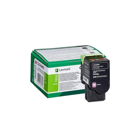 Lexmark C2350M0 Magenta Toner Cartridge 1,000 Pages Original Single-pack