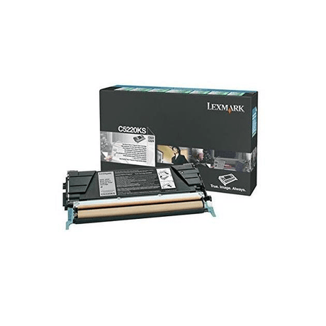 Lexmark C5220KS Black Toner Cartridge 4,000 Pages Original Single-pack