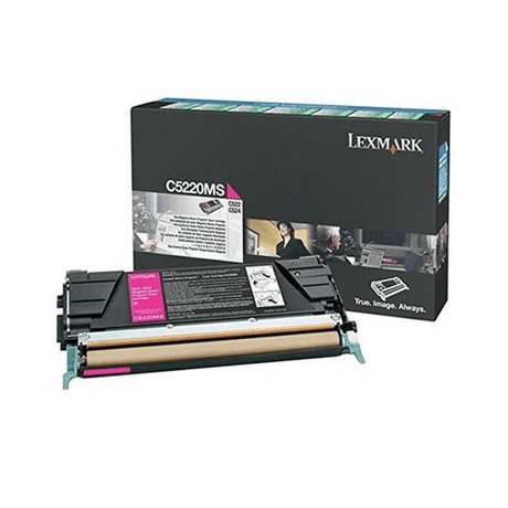 Lexmark C5220MS Magenta Toner Cartridge 3,000 Pages Original Single-pack