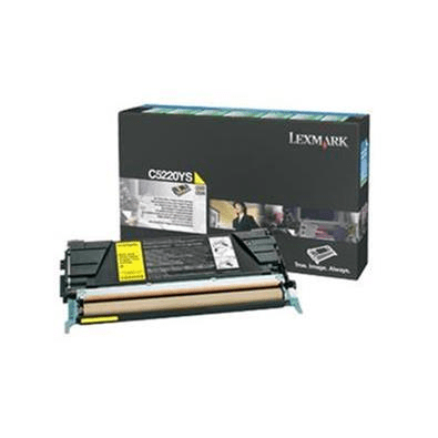 Lexmark C5220YS Yellow Toner Cartridge 3,000 Pages Original Single-pack