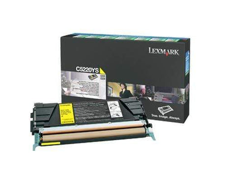 Lexmark C5220YS Yellow Toner Cartridge 3,000 Pages Original Single-pack