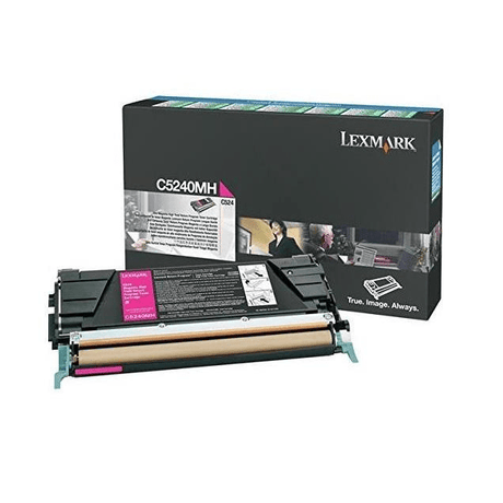 Lexmark C5240MH Magenta Toner Cartridge 5,000 Pages Original Single-pack