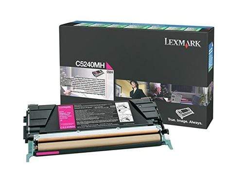 Lexmark C5240MH Magenta Toner Cartridge 5,000 Pages Original Single-pack