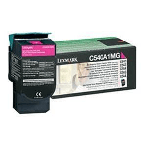 Lexmark C540A1MG Magenta Toner Cartridge 1,000 Pages Original Single-pack