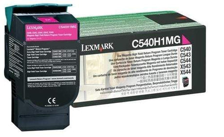 Lexmark C540H1MG Magenta Toner Cartridge 2,000 Pages Original Single-pack